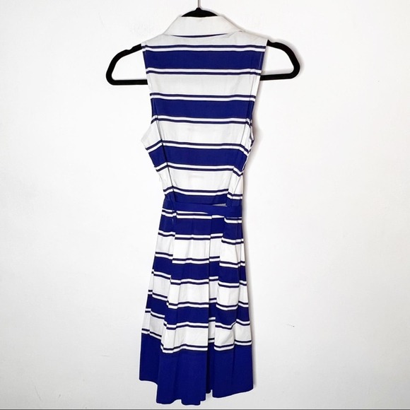 Milly for Design Nation Blue & White Striped Dress SZ 2 - Picture 9 of 9